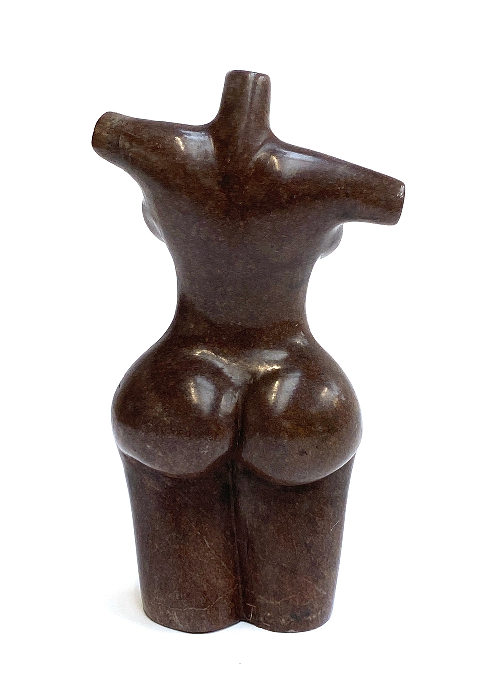 An African marble fertility figure, 22cmH - Image 2 of 2