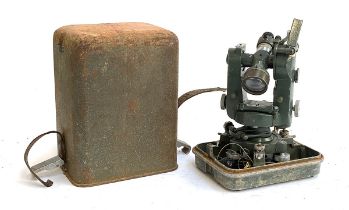 An early 20th century theodolite, with stand