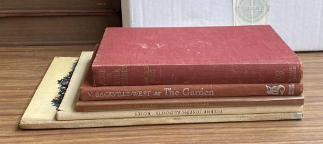 BOOKS: GARDENING. A small group to include two unjacketed SACKVILLE-WEST 1sts. And REDOUTE, P-J., '