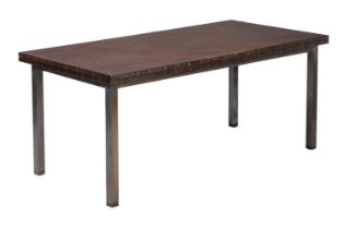 A large metamorphic desk and dining table by Archer & Smith, contemporary, 180x90x79cmH (when