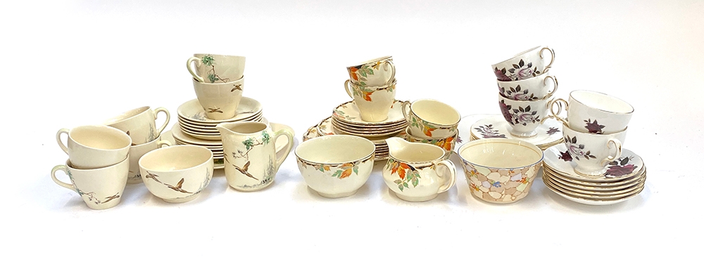 A Royal Doulton 'The Coppice' part tea service to include teacups, saucers, milk jug etc (21