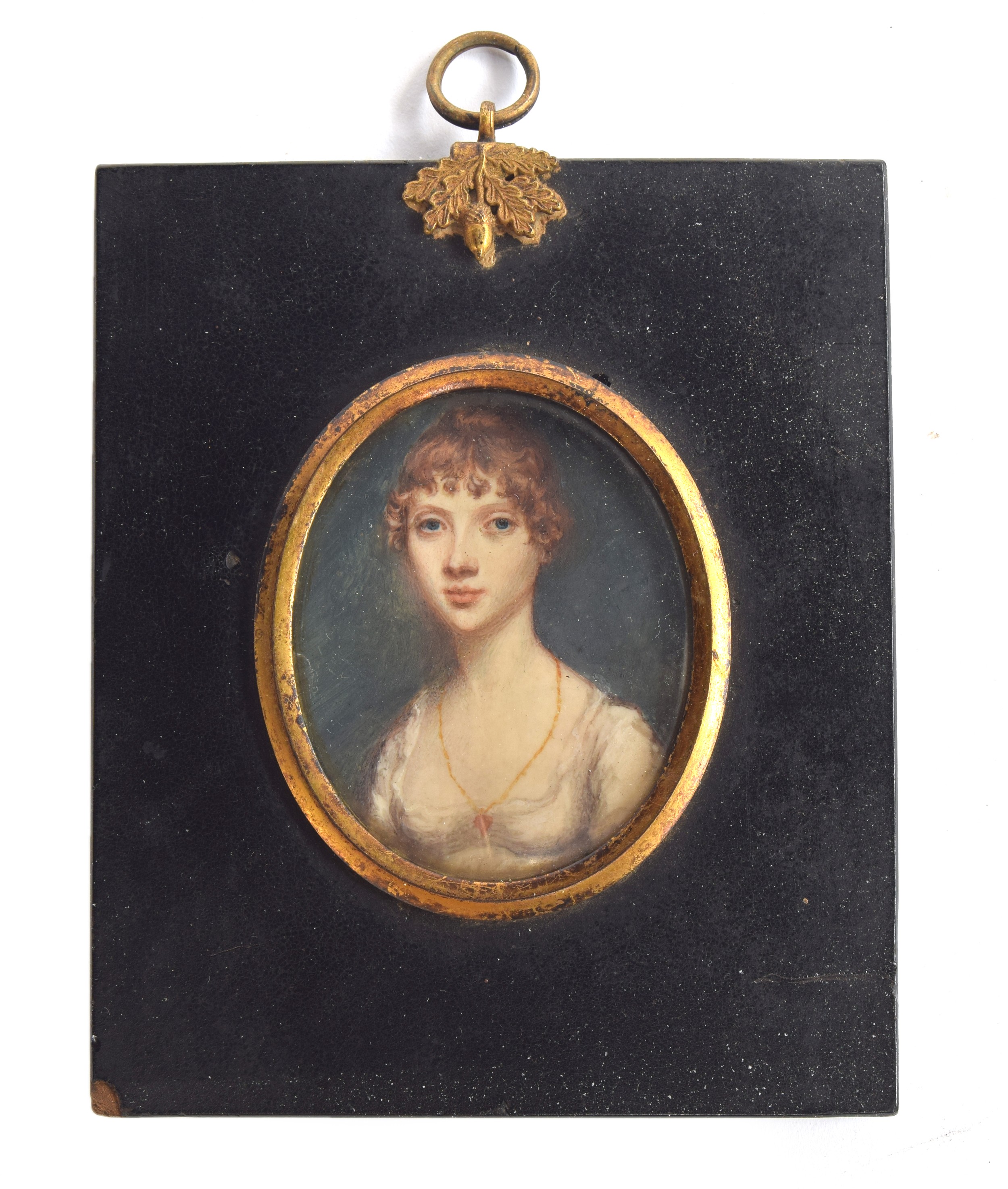 A late 18th century portrait miniature of James Gunter, 'Born 1755, Obit 1801', painted by J. - Image 2 of 6