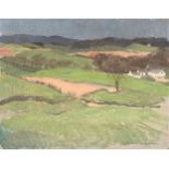 Dorothy Nesbitt (Scottish, 1895-1971), 'Bombie Glen, Kirkcudbright', oil on board, signed and