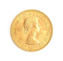 An Elizabeth II full sovereign, 1959