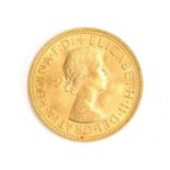 An Elizabeth II full sovereign, 1959