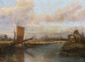 John Crome (British, 1768-1821), A view of Norwich, oil on canvas, bears signature J. Crome lower