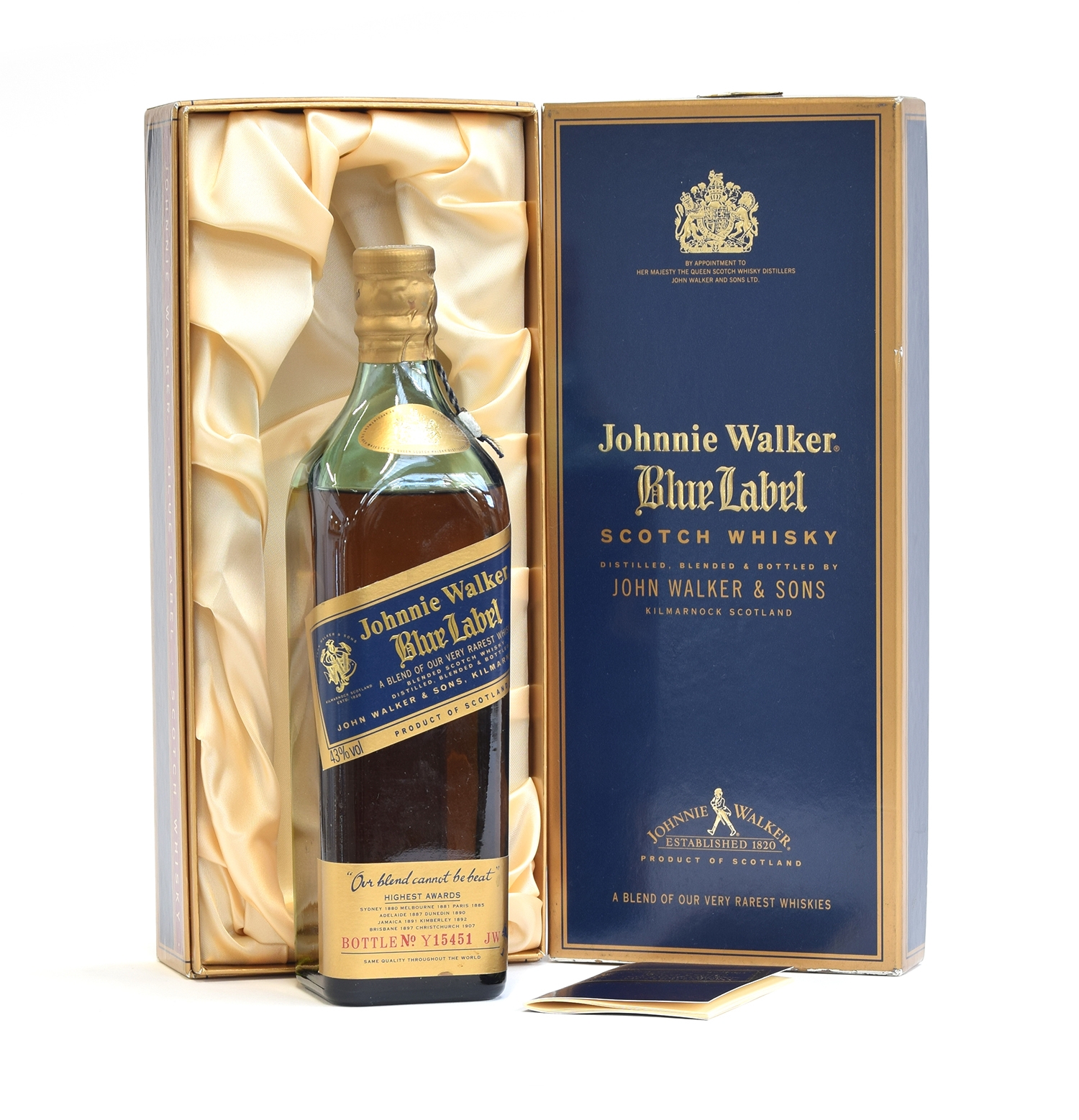 Johnnie Walker Blue Label, boxed, (43%, 75cl)