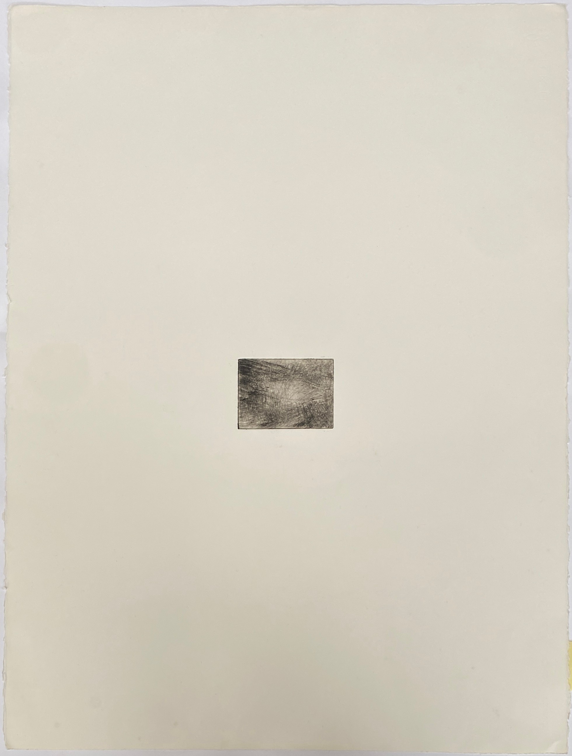 John Virtue (b.1947), Landscape etching, no. 22 var. 2, signed and dated '96 within the plate, the - Image 2 of 2