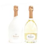 Ruinart Blanc de Blancs, white champagne (12.5%, 75cl), two bottles
