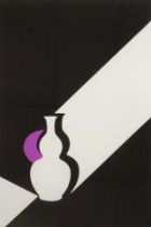Patrick Caulfield RA (1936-2005), 'Arita Flask Black' 1990, artist's proof, screenprint, signed in