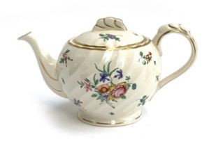 A Clarice Cliff for Bristol Porcelain teapot, 15cmH
