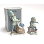 A Lladro porcelain figurine 'Sack of Dreams' model 6894 from Santa's Magical Workshop, 19cmH, in