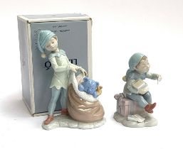 A Lladro porcelain figurine 'Sack of Dreams' model 6894 from Santa's Magical Workshop, 19cmH, in