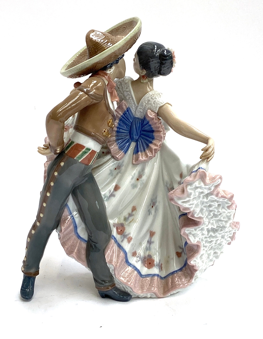 A Lladro large figure group, Mexican Dancer, modelled as a couple dancing, sculpted by Regino - Image 2 of 4