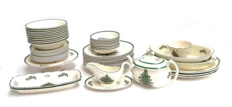 A very large Spode 'Christmas Tree' dinner service, approx. 90 pieces, comprising dinner plates,