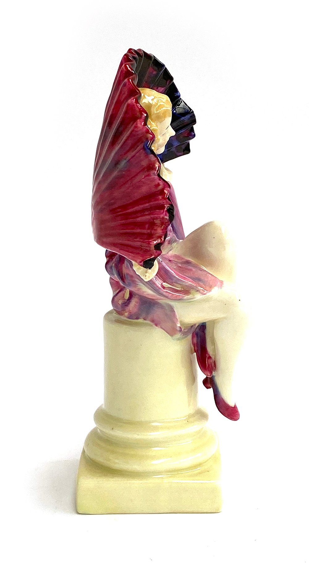 A Royal Doulton Art Deco figurine, 'Angela', designed by Leslie Harradine, model no. HN1204, - Image 3 of 5