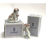 Two boxed Lladro figurines: 'Baby Sitting', model no. 8170; and 'I'll Get You', model no. 8167 (2)