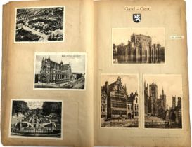 A 1936 scrapbook containing a quantity of photographs and postcards relating to the Canadian
