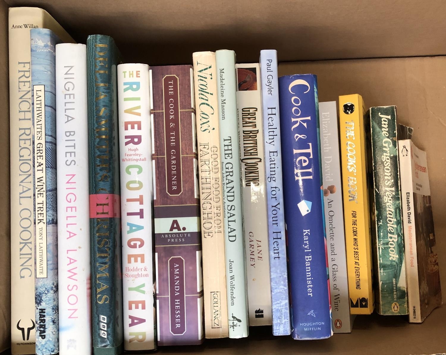 COOKERY BOOKS. A very good quality box.