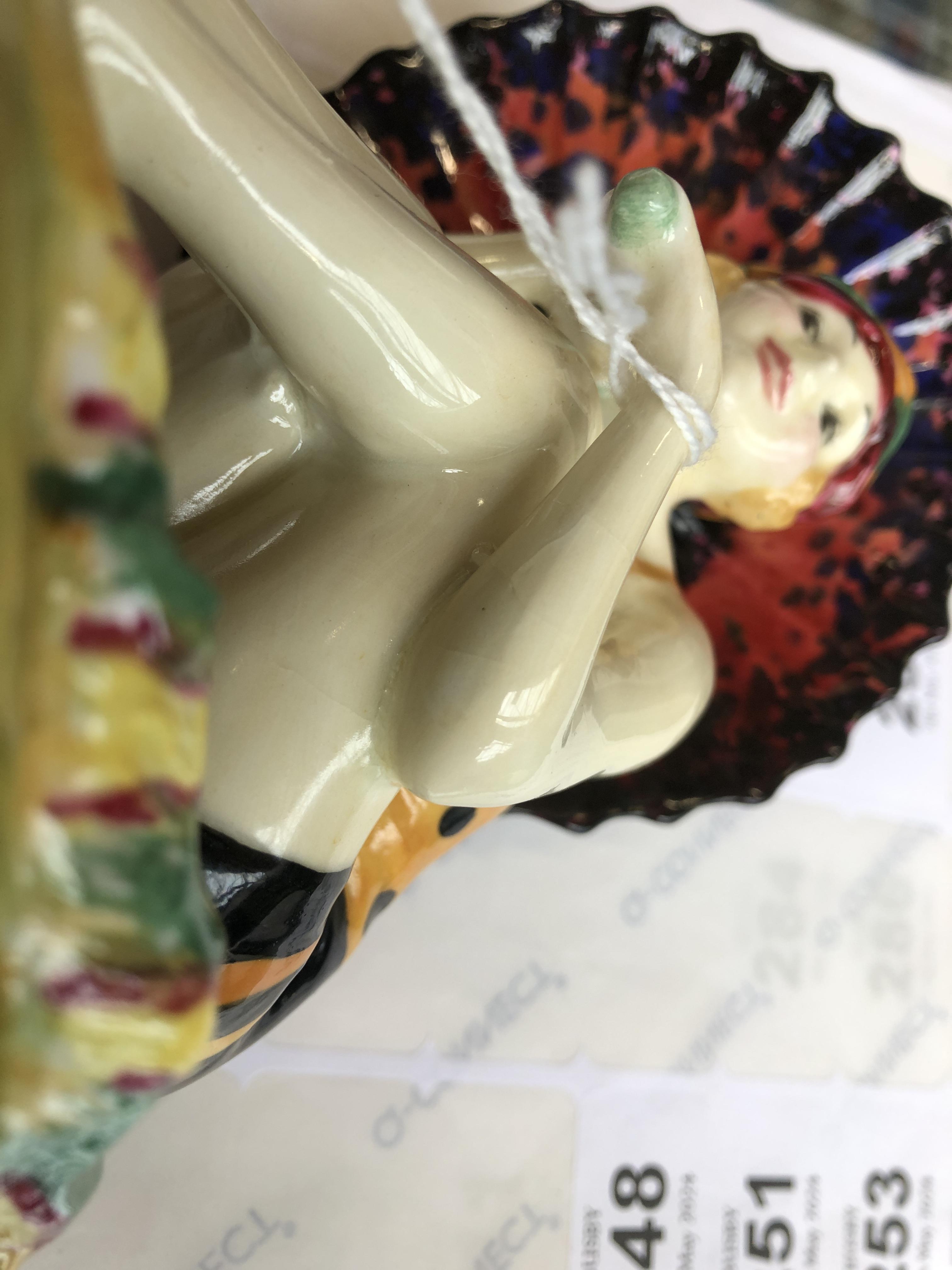 A Royal Doulton Art Deco figurine, 'Sunshine Girl', model no. HN1348, designed by Leslie - Image 8 of 9