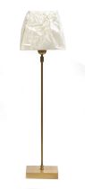Interior design interest: A Heathfield & Co 'Roxburgh' table lamp in 'Antique Brass', with shade,