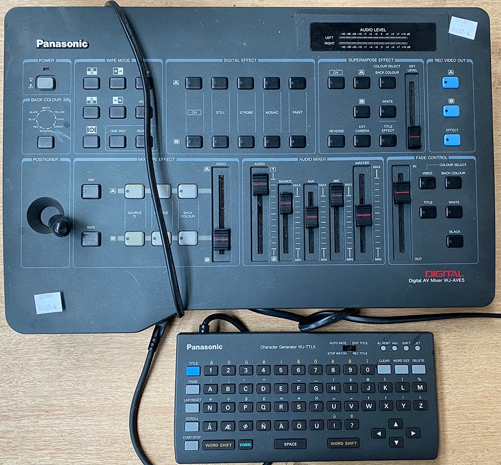 A MTR Six-Four-Two Series 2 mixer; together with a A Panasonic Digital AV Mixer WJ-AVE5; and a - Image 2 of 2