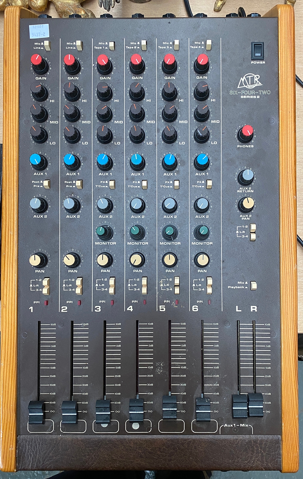 A MTR Six-Four-Two Series 2 mixer; together with a A Panasonic Digital AV Mixer WJ-AVE5; and a