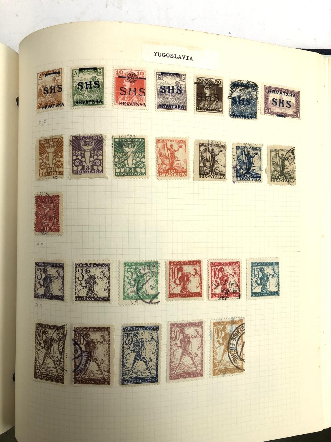 A large quantity of definitive and commemorative stamps in four blue Devon albums, Victorian to 21st - Image 6 of 6