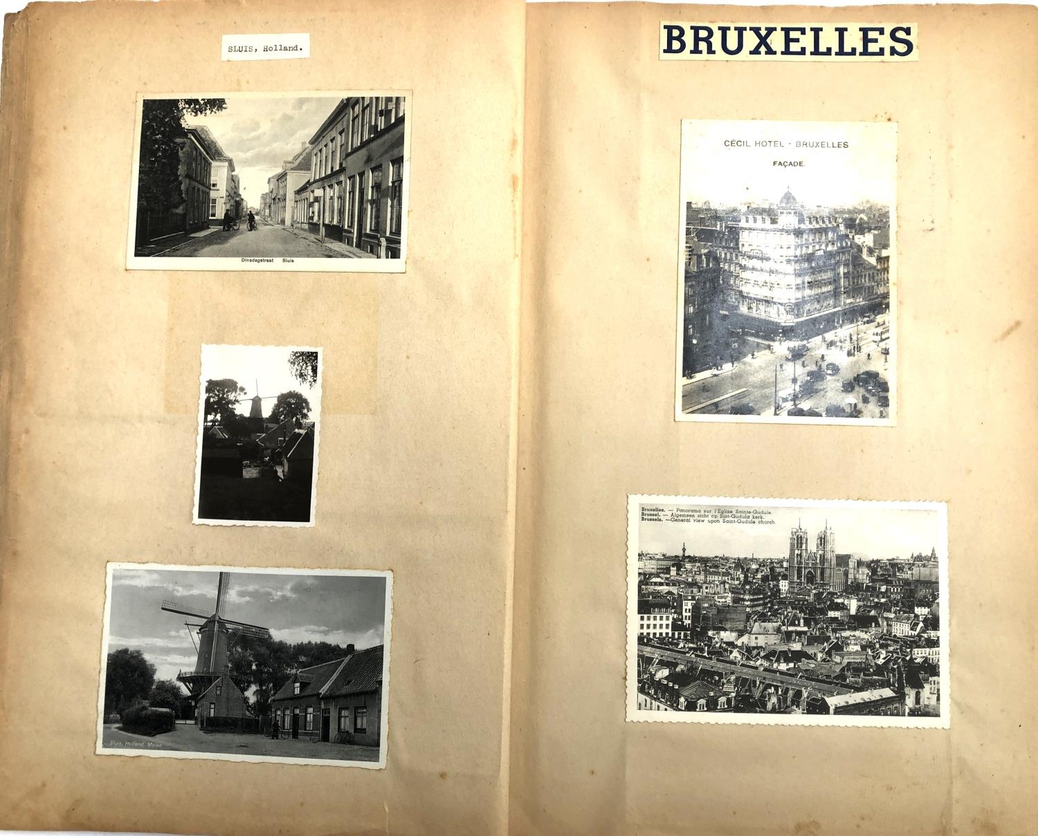 A 1936 scrapbook containing a quantity of photographs and postcards relating to the Canadian - Image 3 of 6