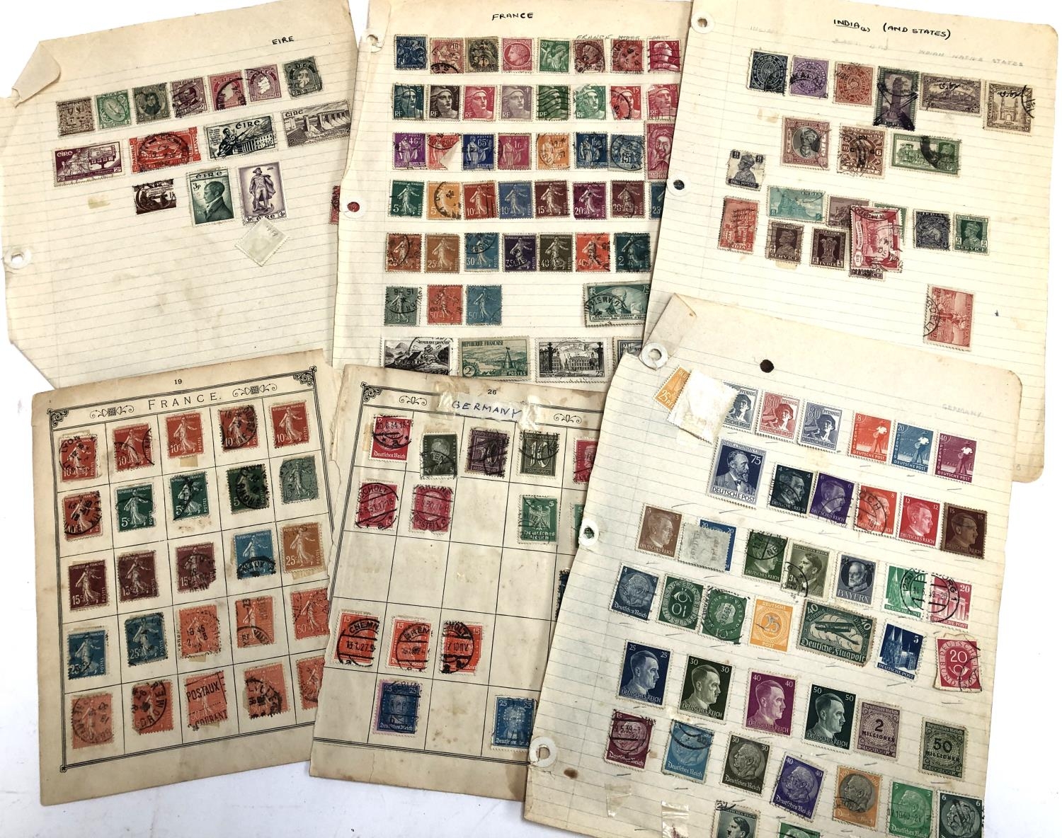 A quantity of definitive and commemorative stamps, many Victorian, to include New South Wales five - Image 7 of 12