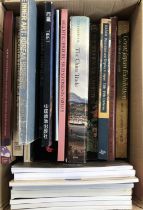 BOOKS, FAR EAST ASIAN ART. A more varied box to include Korean art and artefacts.