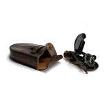 An early 20th century pocket telescope, by R.J Beck 1914, in leather case