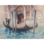Harold Louis Latham (1888-1971), Venetian study, watercolour on paper, 28x36cm