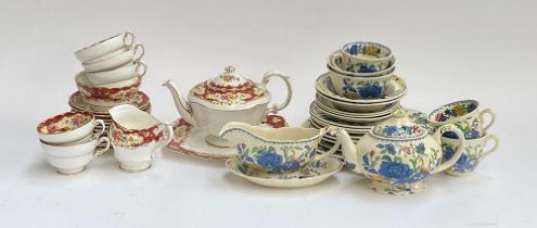 A quantity of Masons Regency teawares; together with Paragon 'Pompadour'