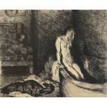 Clara Siewert (German, 1862-1945), 'Junges Mädchen', 1908, signed in pencil lower right, the sheet