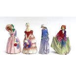 Four Royal Doulton figurines: 'Miss Demure', 'Veronica', 'Maureen', and 'Sweet Anne' (4)