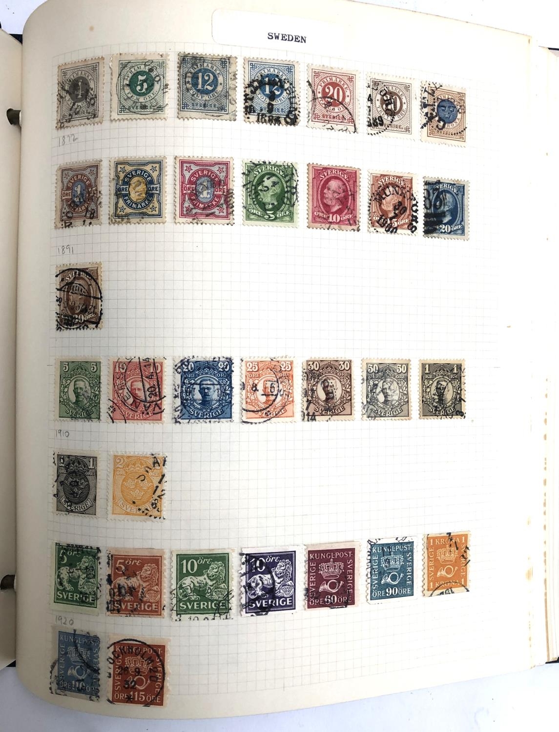 A large quantity of definitive and commemorative stamps in four blue Devon albums, Victorian to 21st - Image 2 of 6