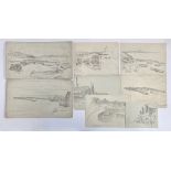 Local interest: a portfolio of eight pencil drawings by William Robert Hay, mostly Lyme Regis,