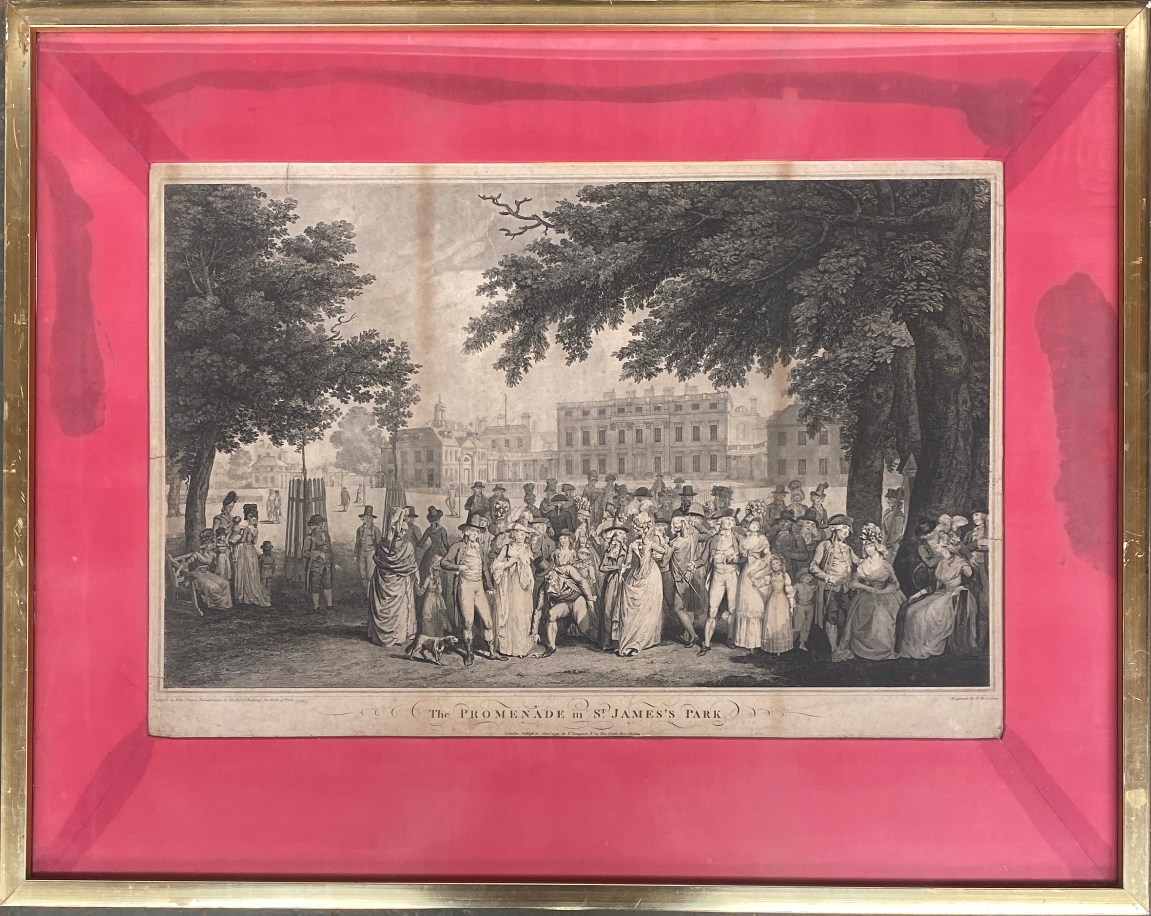 After Edward Dayes, two large late 18th century engravings, 'An Airing in Hyde Park' and 'The - Image 4 of 5