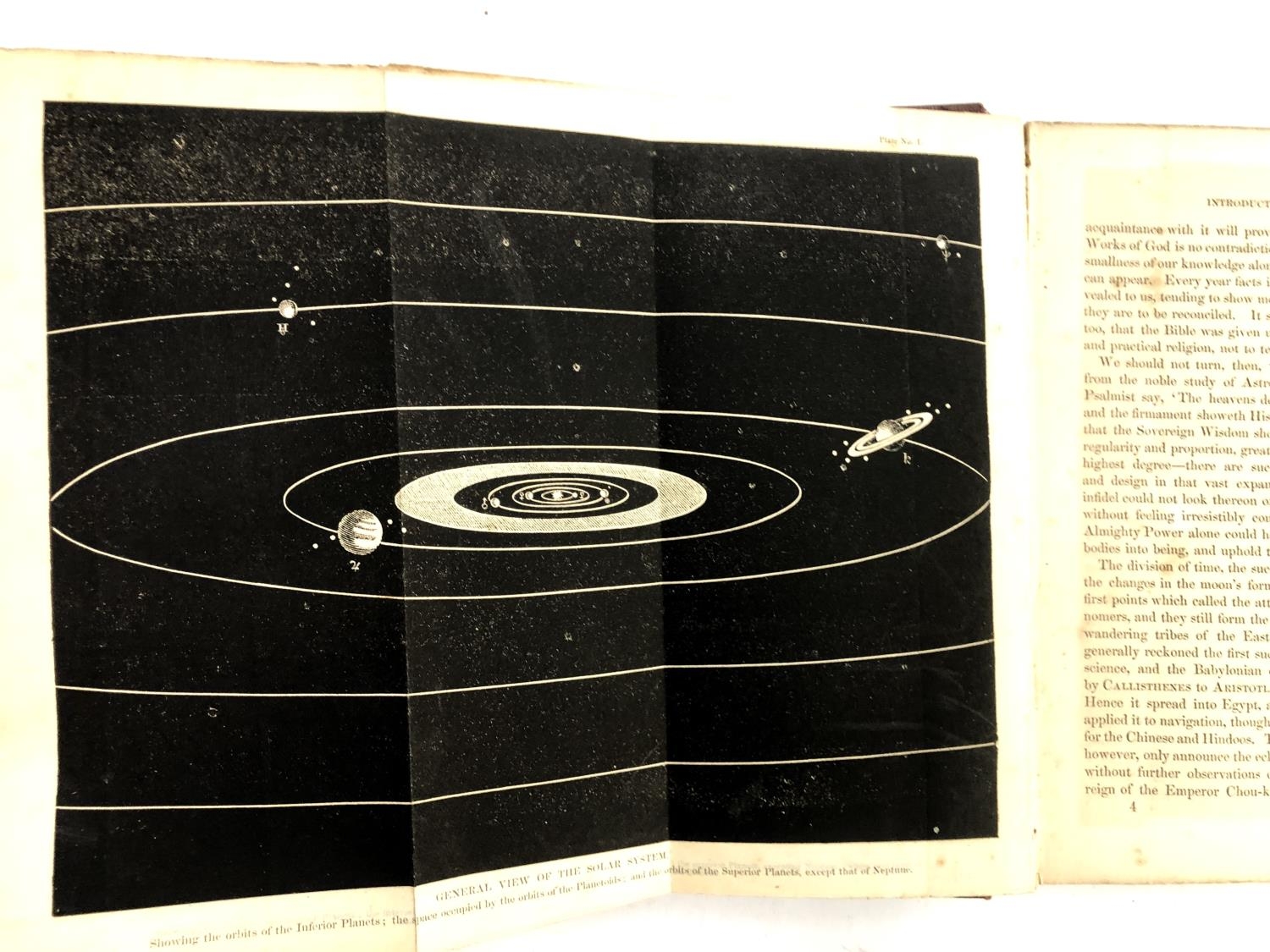 BOOK. Anon. 'Picture of the Heavens' (Victorian Astronomy), 2nd ed., Mozley, 1859. Small. Brown - Image 4 of 4