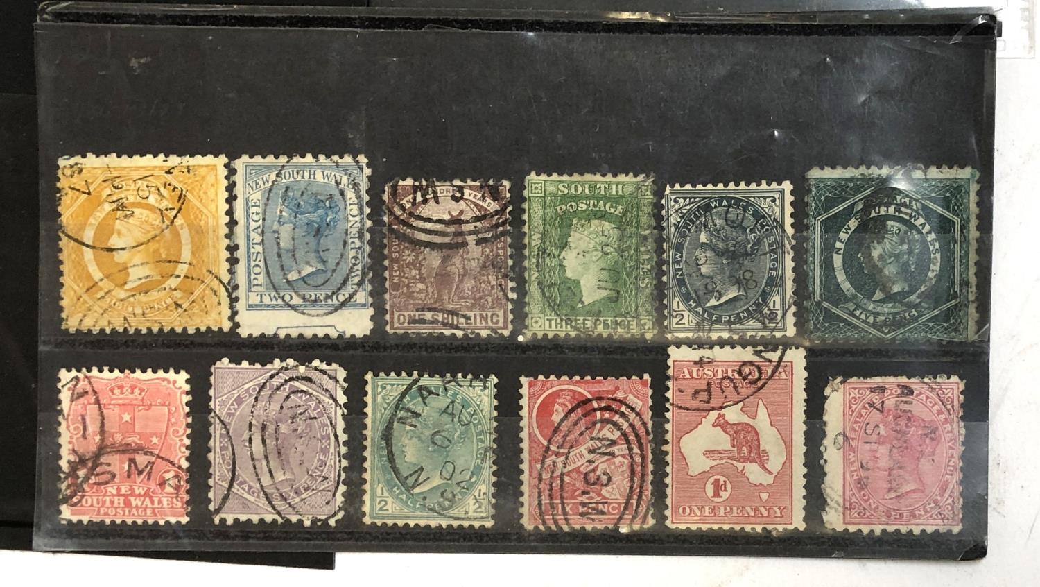 A quantity of definitive and commemorative stamps, many Victorian, to include New South Wales five - Image 2 of 12