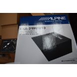 1 x Alpine 6 channel DSP amplifier and sub woofer kit, Model SPC-D84AT6 - sealed new in box (GS27B)