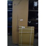 1 x unbranded KD, 3 tier service trolley L3, size 86 x 54 x 94cm and 2 x NSF 24 inch x 72 inch