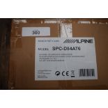 1 x Alpine 6 channel DSP amplifier and sub woofer kit, Model SPC-D84AT6 - sealed new in box (GS27B)