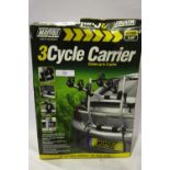 1 x Maypole 3 cycle car carrier, model: BC2085 alloy - new in box (GS35)