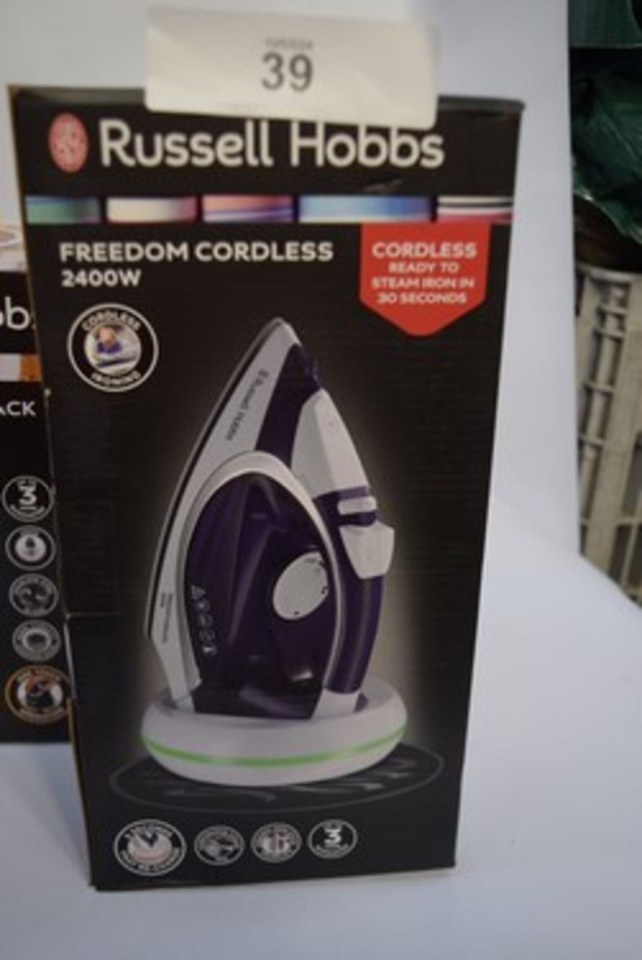 5 x electrical products, including Sage Smart kettle, Russell Hobbs cordless iron and Tower air - Image 2 of 6