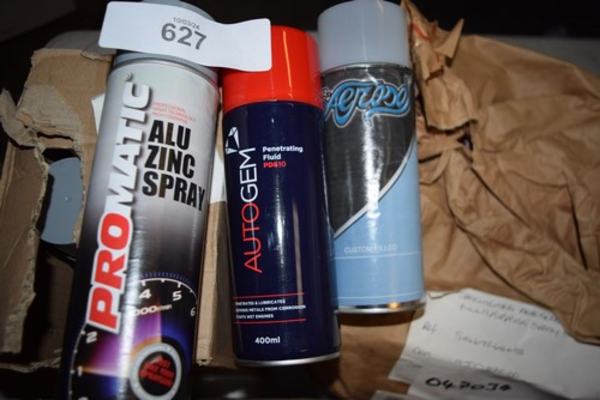 A selection of aerosols and sprays, including 24 x cans of corrosion protection, 48 x cans of Mr - Image 2 of 6