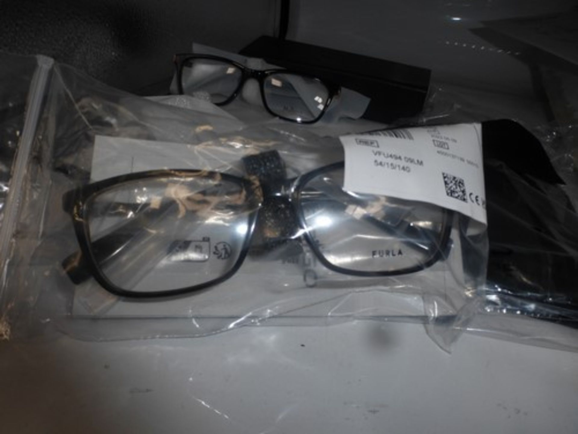 2 x pairs of Mulberry glass frames VML 101 and VML 043 with glass cases and 1 x pair of Furla - Image 2 of 4