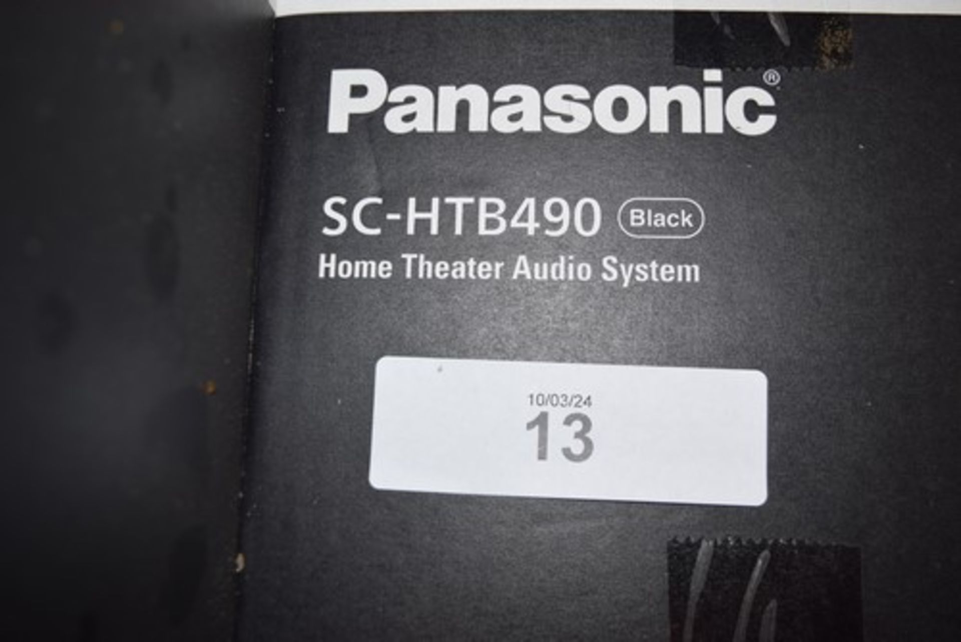1 x Panasonic home theatre sound bar, model No SCHTB490 sealed new