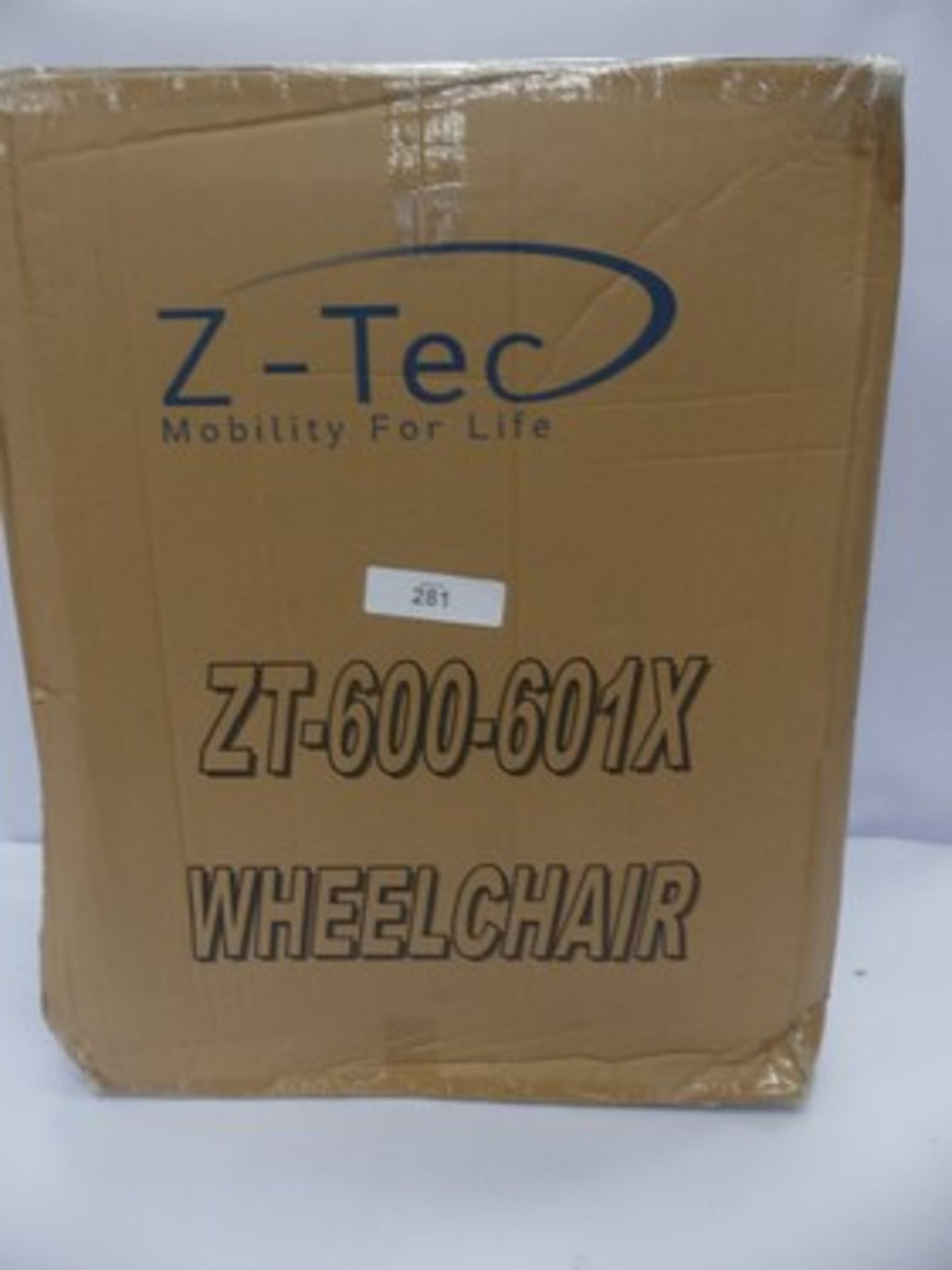 1 x Z-Tec wheelchair, model: ZT-600-601X - new in tatty box (GS33)